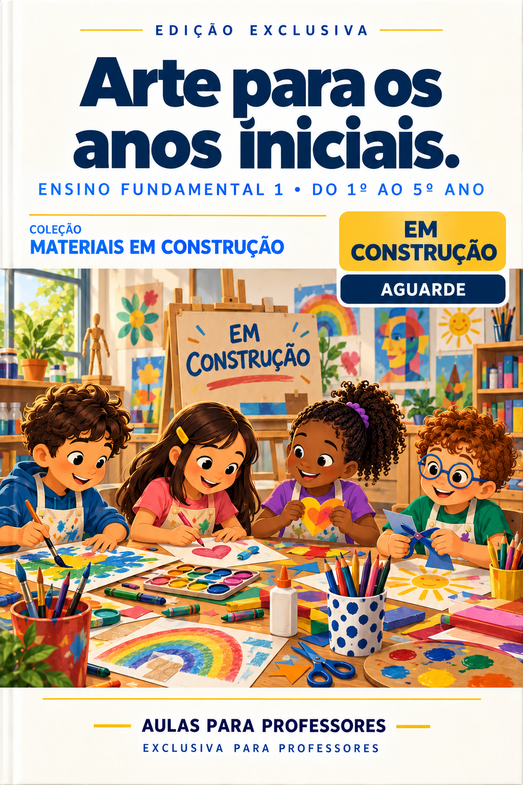 Capa da coleção de Arte, em construção