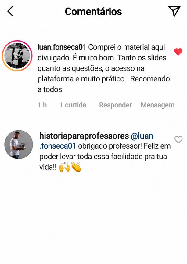 Depoimento 2 de professor