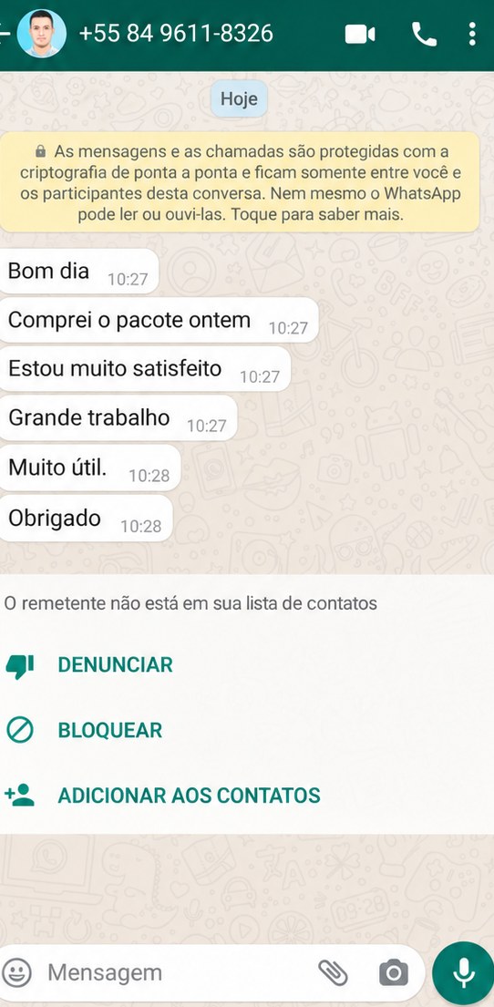 Depoimento 1 de professor
